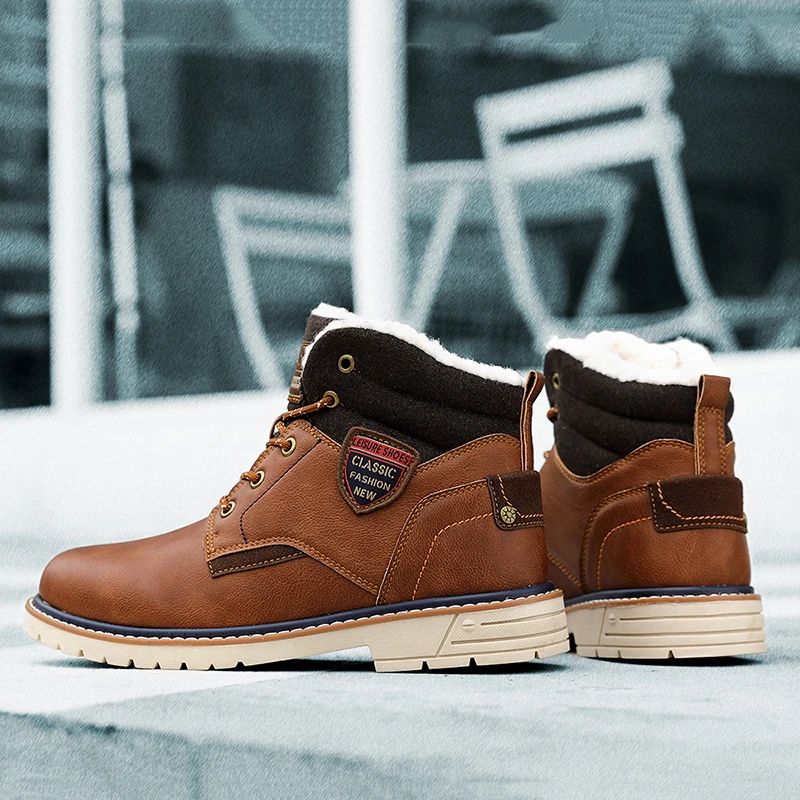 Boots Men's Winter Winter Boots Thick Sole Men Sport Mens Shoes Casual Leather Coturno Man Big Size For Sneakers Black
Boots Men's Winter Winter Boots Thick Sole Men Sport Mens Shoes Casual Leather Coturno Man Big Size For Sneakers Black