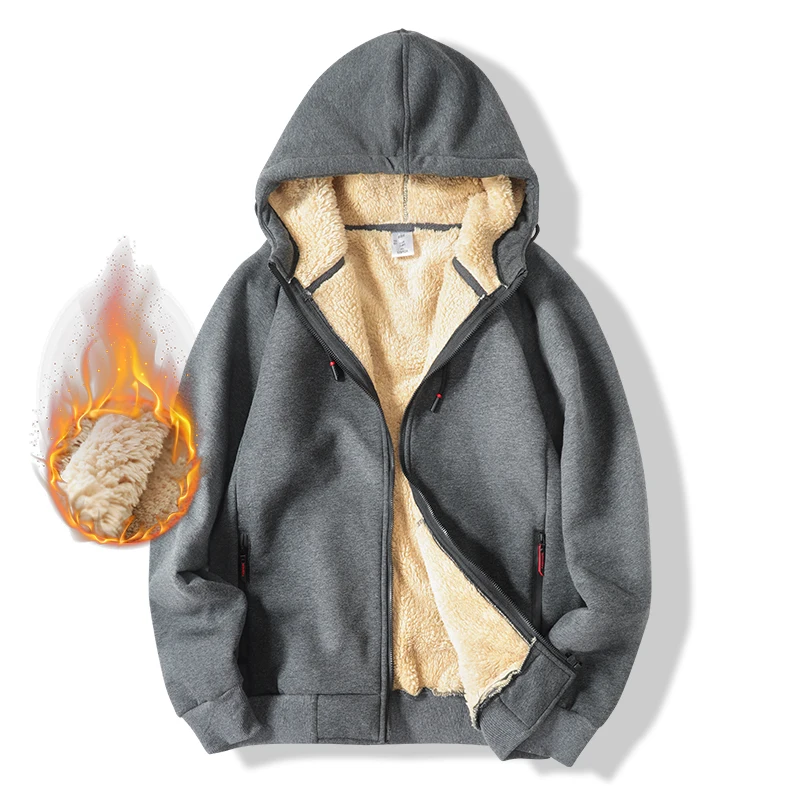 Winter men's plus size hooded sweater thick cashmere 8XL-4XL fashion zipper pocket plus fleece hooded casual sports jacket
Winter men's plus size hooded sweater thick cashmere 8XL-4XL fashion zipper pocket plus fleece hooded casual sports jacket