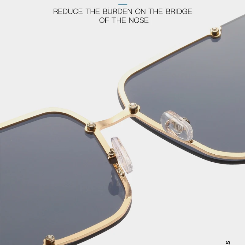 Fashion Square Rectangle Sunglasses 2020 Trends Brand designer Shades For Women Oversized Rimless Gradient Eyewear Oculos
Fashion Square Rectangle Sunglasses 2020 Trends Brand designer Shades For Women Oversized Rimless Gradient Eyewear Oculos