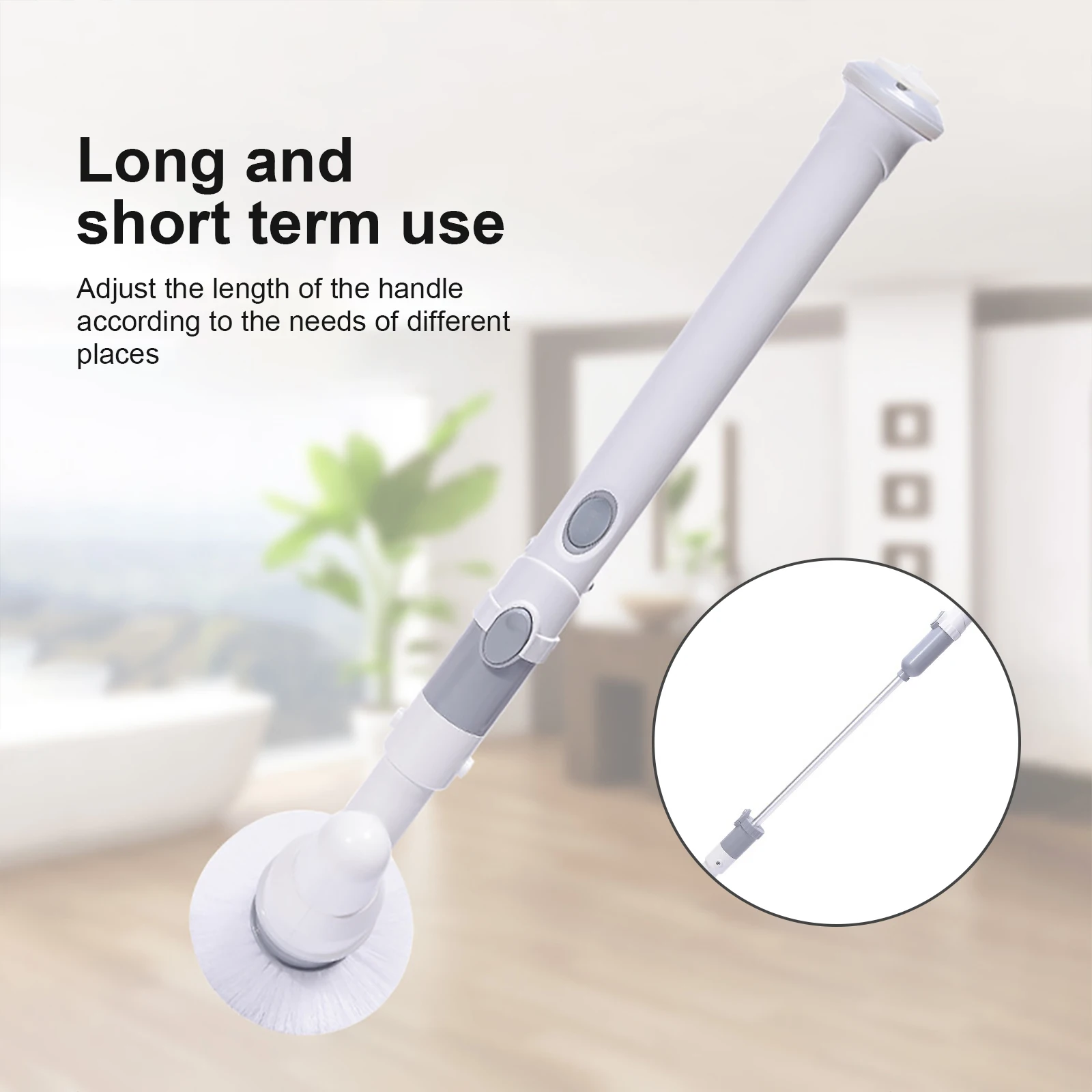 Electric Spin Scrubber Tub Tile Scrubber 360 Cordless Handheld Scrubber Waterproof Adjustable Charging Bathroom Cleaner
Electric Spin Scrubber Tub Tile Scrubber 360 Cordless Handheld Scrubber Waterproof Adjustable Charging Bathroom Cleaner