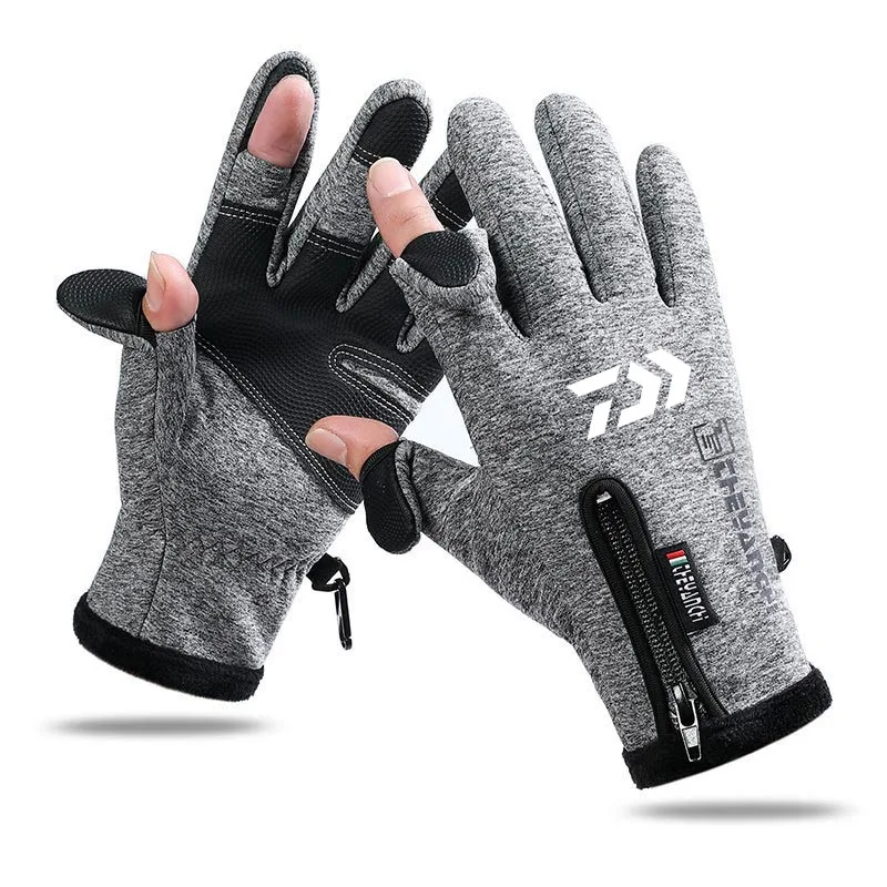 Winter Outdoor Warm Plus Velvet Fishing Gloves Two-Finger Touch Screen Non-Slip Waterproof Elastic Warm Cycling Fishing Gloves
Winter Outdoor Warm Plus Velvet Fishing Gloves Two-Finger Touch Screen Non-Slip Waterproof Elastic Warm Cycling Fishing Gloves