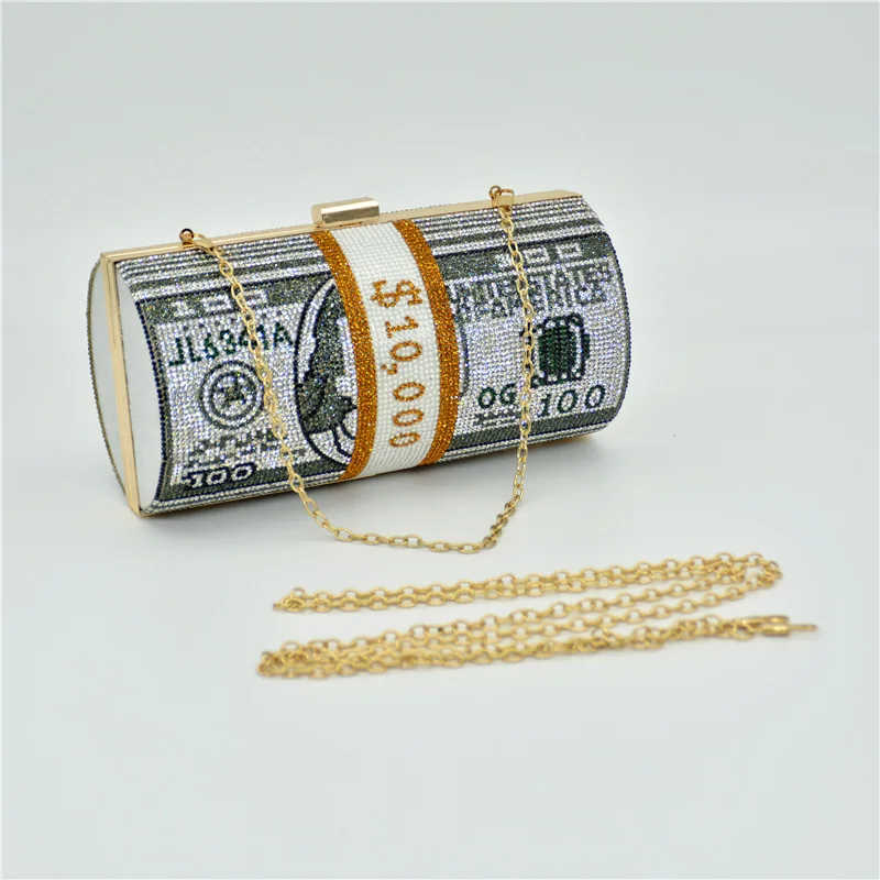 Fashion Designer Luxury Rhinestone Money Purse Dollar Diamond Clutch Evening Bag Party Versatile Shoulder Bags Colorful Handbag
Fashion Designer Luxury Rhinestone Money Purse Dollar Diamond Clutch Evening Bag Party Versatile Shoulder Bags Colorful Handbag