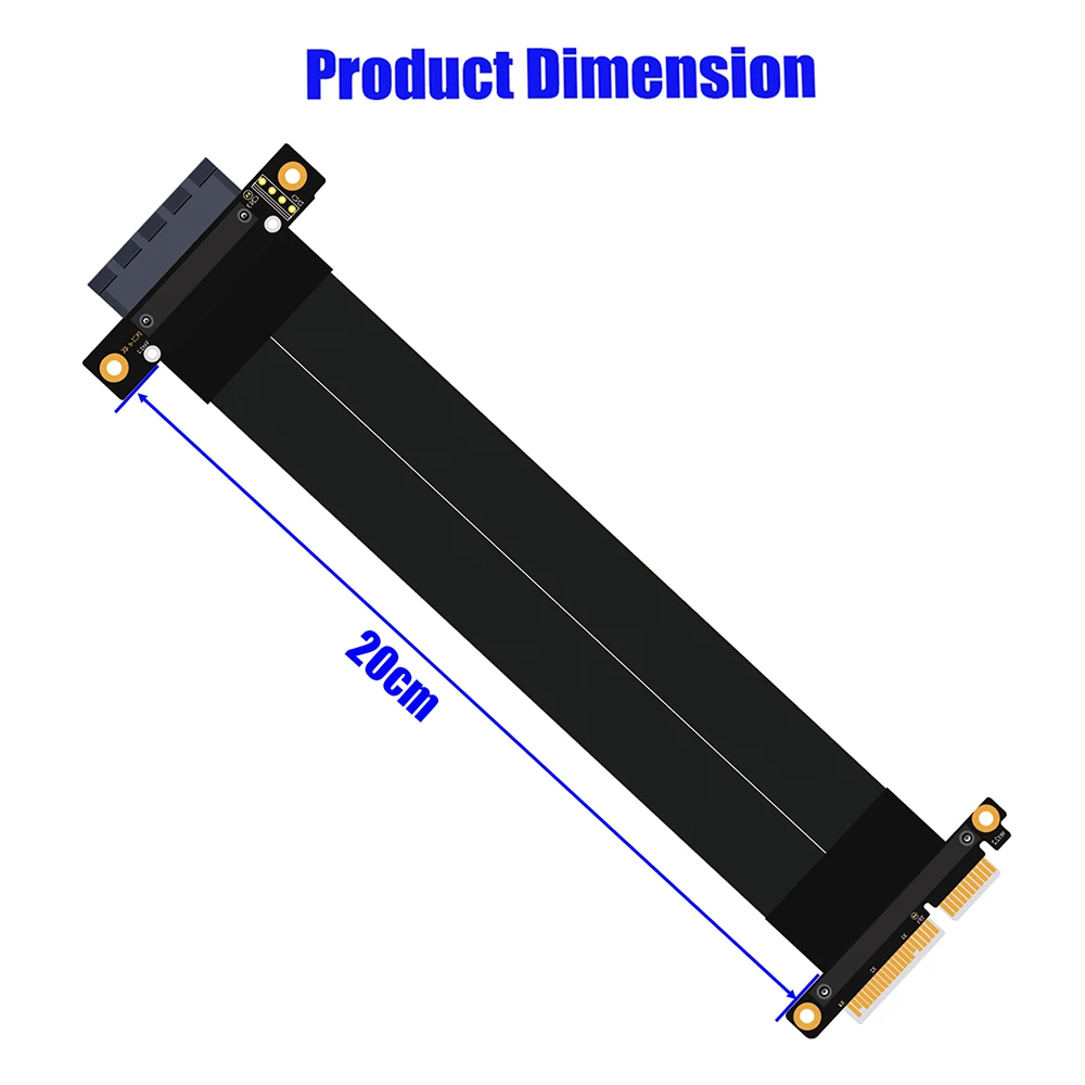 High Quality PCI-e PCI Express 3.0 4X Extension cable with Gold-plated connector
High Quality PCI-e PCI Express 3.0 4X Extension cable with Gold-plated connector