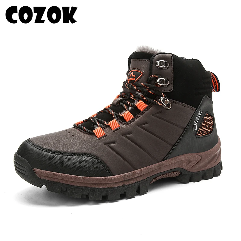Outdoor Male Hiking Shoes Men Winter Snow Sport Waterproof Non-slip Sneakers Warm Men's Boots Rubber Wear-resistant Work Shoes
Outdoor Male Hiking Shoes Men Winter Snow Sport Waterproof Non-slip Sneakers Warm Men's Boots Rubber Wear-resistant Work Shoes