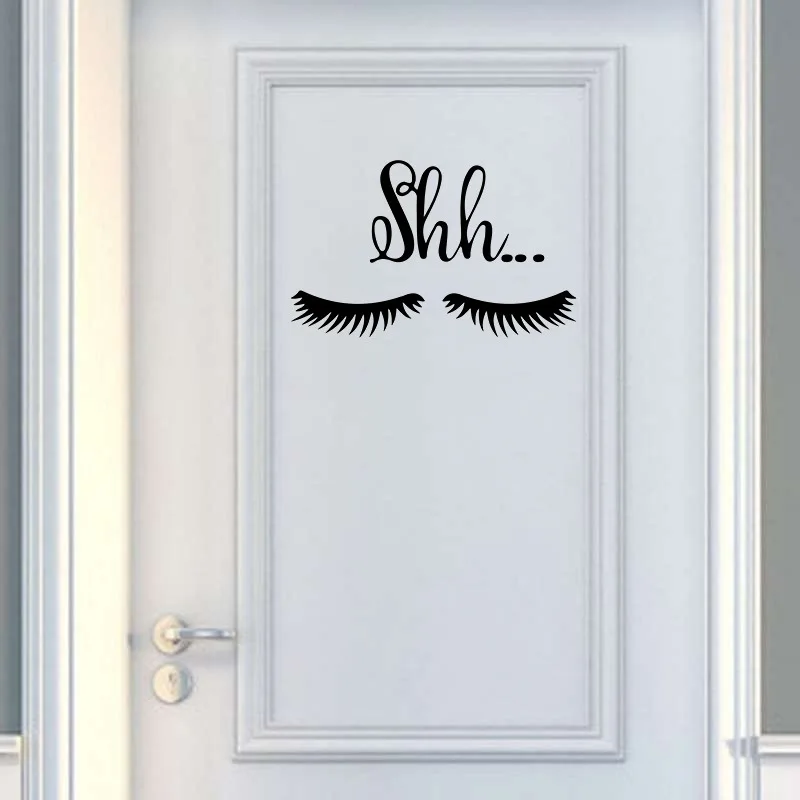 Black Sexy Eyelashes Wall Stickers Creative Modern Home Decor Art Door Decals Vinyl Mural Girl Room
Black Sexy Eyelashes Wall Stickers Creative Modern Home Decor Art Door Decals Vinyl Mural Girl Room