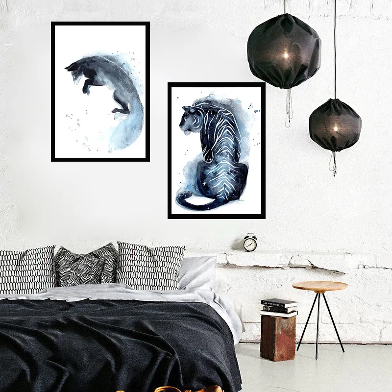 ink color Abstract Watercolor Animal Poster Bear Fox Tiger Printed Wall Painting Bedroom Living Room Home Decor Canvas Painting
ink color Abstract Watercolor Animal Poster Bear Fox Tiger Printed Wall Painting Bedroom Living Room Home Decor Canvas Painting