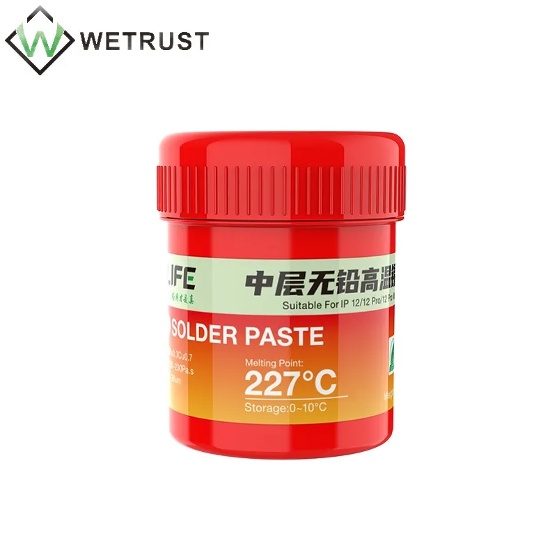RELIFE Solder Paste RL-406 High Temperature Lead-Free Containing Silver Tin Paste Mobile Phone PCB Repair Solder Paste Flux
RELIFE Solder Paste RL-406 High Temperature Lead-Free Containing Silver Tin Paste Mobile Phone PCB Repair Solder Paste Flux