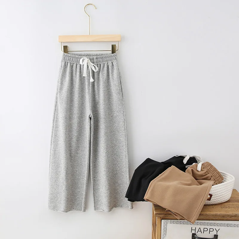 Kids Clothes Girls Wide Leg Pants Solid Loose Childrens Clothing Cotton Elastic Waist School Teenager Sports Trousers 12 13 Year
Kids Clothes Girls Wide Leg Pants Solid Loose Childrens Clothing Cotton Elastic Waist School Teenager Sports Trousers 12 13 Year
