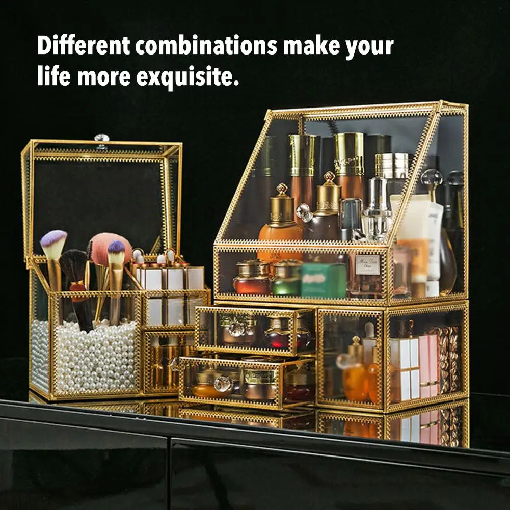 Storage Box Desktop Glass Non-acrylic Home Lip Glaze Skin Care Dressing Table Rack Glass Skincare Organizer Makeup Storage Box
Storage Box Desktop Glass Non-acrylic Home Lip Glaze Skin Care Dressing Table Rack Glass Skincare Organizer Makeup Storage Box