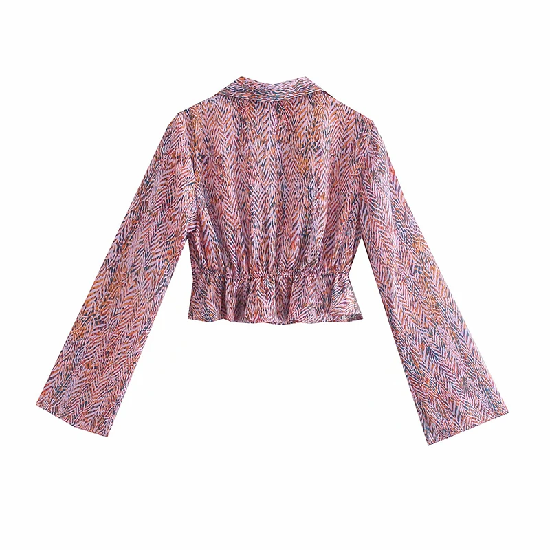 WXWT 2021 New Women Buckle Ornament Print Crop Blouse Long Sleeve Chic Female Shirt Tops Blusas Femininas OZZ1196
WXWT 2021 New Women Buckle Ornament Print Crop Blouse Long Sleeve Chic Female Shirt Tops Blusas Femininas OZZ1196