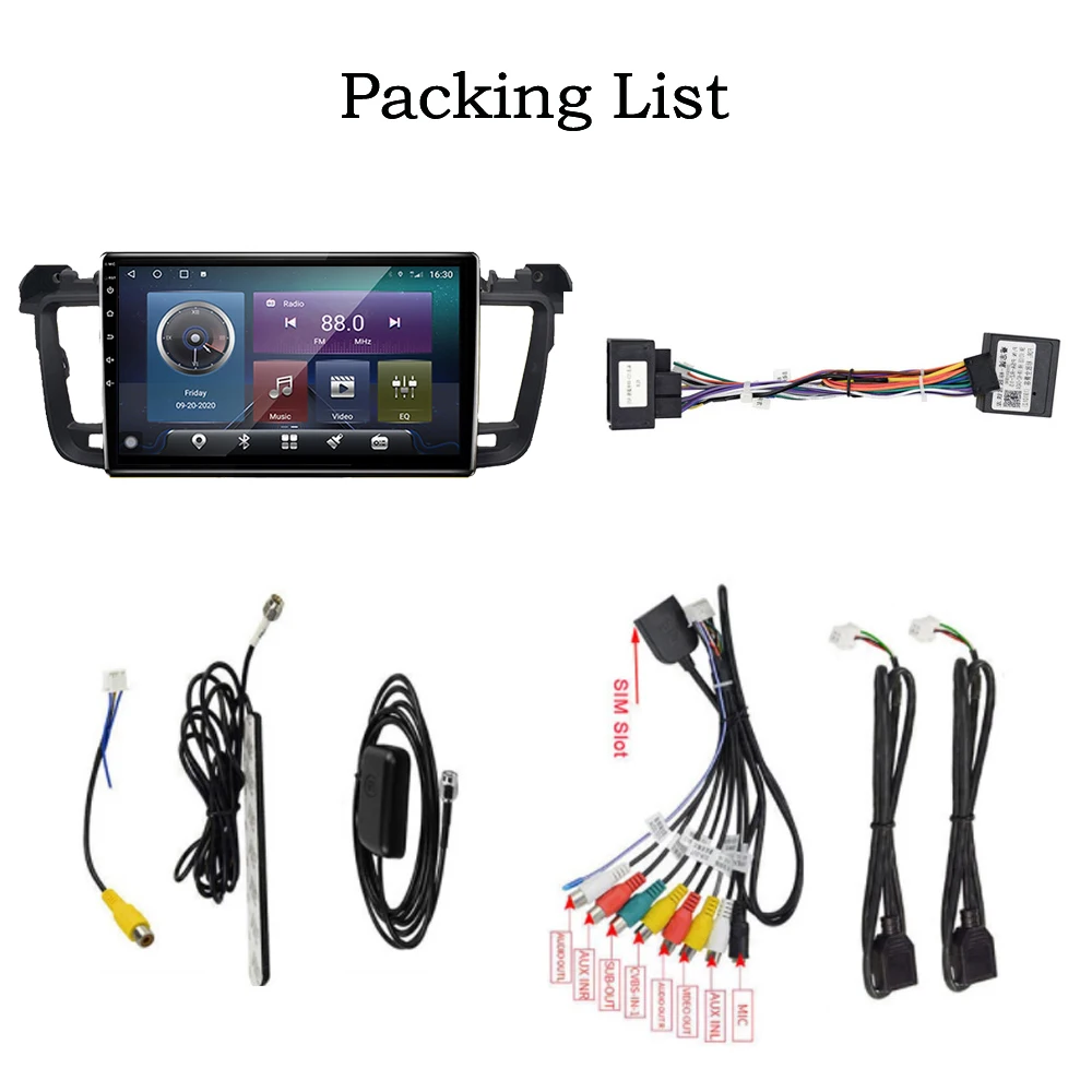 QNavi 8-Core 6GB+128GB Android 10.0 Car Radio For Peugeot 508 2011-2018 Multimedia Video Player WIFI 4G Mirror Link Bluetooth BT
QNavi 8-Core 6GB+128GB Android 10.0 Car Radio For Peugeot 508 2011-2018 Multimedia Video Player WIFI 4G Mirror Link Bluetooth BT
