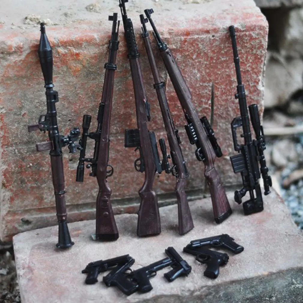 6Pcs/Set 1/6 98K RPG SVT-40 G43rifle M200 Sniper Gun Model Assembly Gun Puzzles Brick For Action Figure
6Pcs/Set 1/6 98K RPG SVT-40 G43rifle M200 Sniper Gun Model Assembly Gun Puzzles Brick For Action Figure