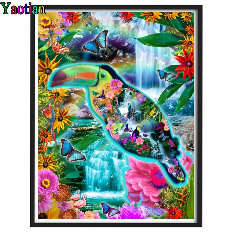 Diamant Painting Abstract toucan flower butterfly DIY Diamond Painting Full Square Embroidery Cross Stitch waterfall landscape
Diamant Painting Abstract toucan flower butterfly DIY Diamond Painting Full Square Embroidery Cross Stitch waterfall landscape