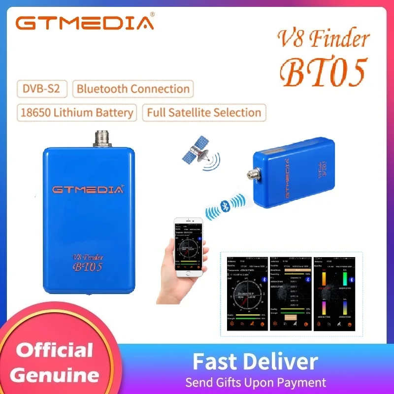 Original GTMEDIA V8 Finder BT03 BT05 DVB-S2 Satellite Better Than Satlink Ws-6933 Ws6906 Support Android And Los System 1080p
Original GTMEDIA V8 Finder BT03 BT05 DVB-S2 Satellite Better Than Satlink Ws-6933 Ws6906 Support Android And Los System 1080p