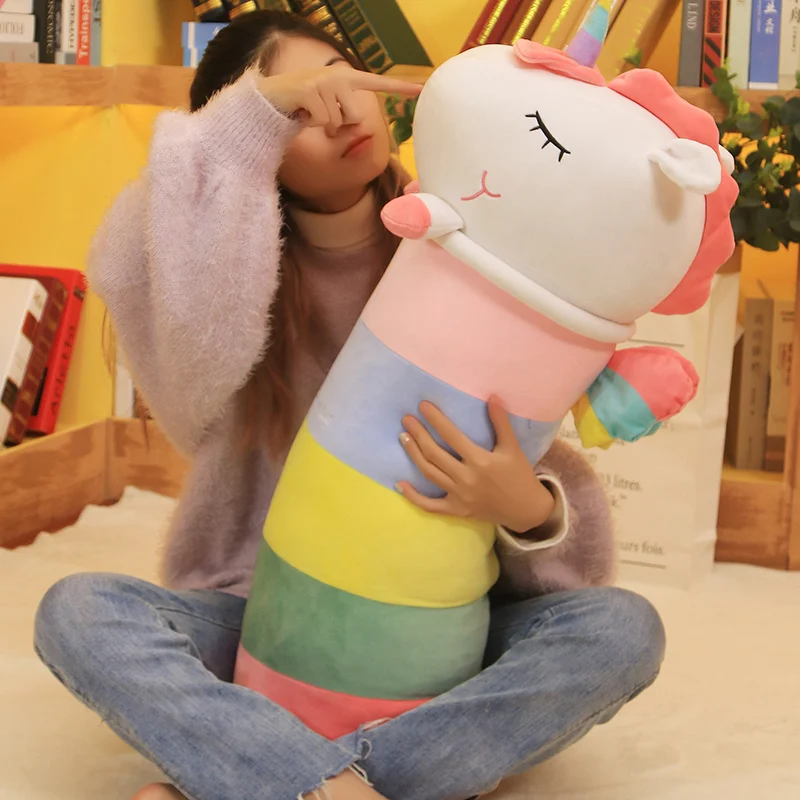 60-110cm Kawaii Long Plush Unicorn Toys Stuffed Animal Dolls Soft Cartoon Office Break Nap Sleeping Pillows Home Bed Decor Gift
60-110cm Kawaii Long Plush Unicorn Toys Stuffed Animal Dolls Soft Cartoon Office Break Nap Sleeping Pillows Home Bed Decor Gift