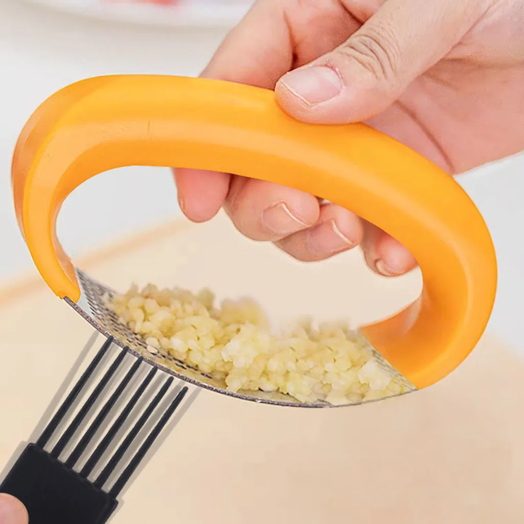 NEW Garlic Press Crusher Squeezer Mincer Grinding Slicer Chopper Kitchen Gadget Cleaner Curve Fruit Vegetable Tools Dropshipping
NEW Garlic Press Crusher Squeezer Mincer Grinding Slicer Chopper Kitchen Gadget Cleaner Curve Fruit Vegetable Tools Dropshipping