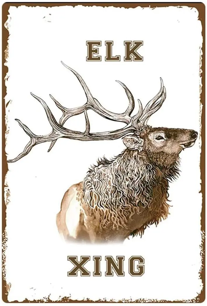 MAIYUAN Metal Vintage Tin Sign Decor-elk Sign Family Shop Decor Sign12X8inches ZY1058
MAIYUAN Metal Vintage Tin Sign Decor-elk Sign Family Shop Decor Sign12X8inches ZY1058