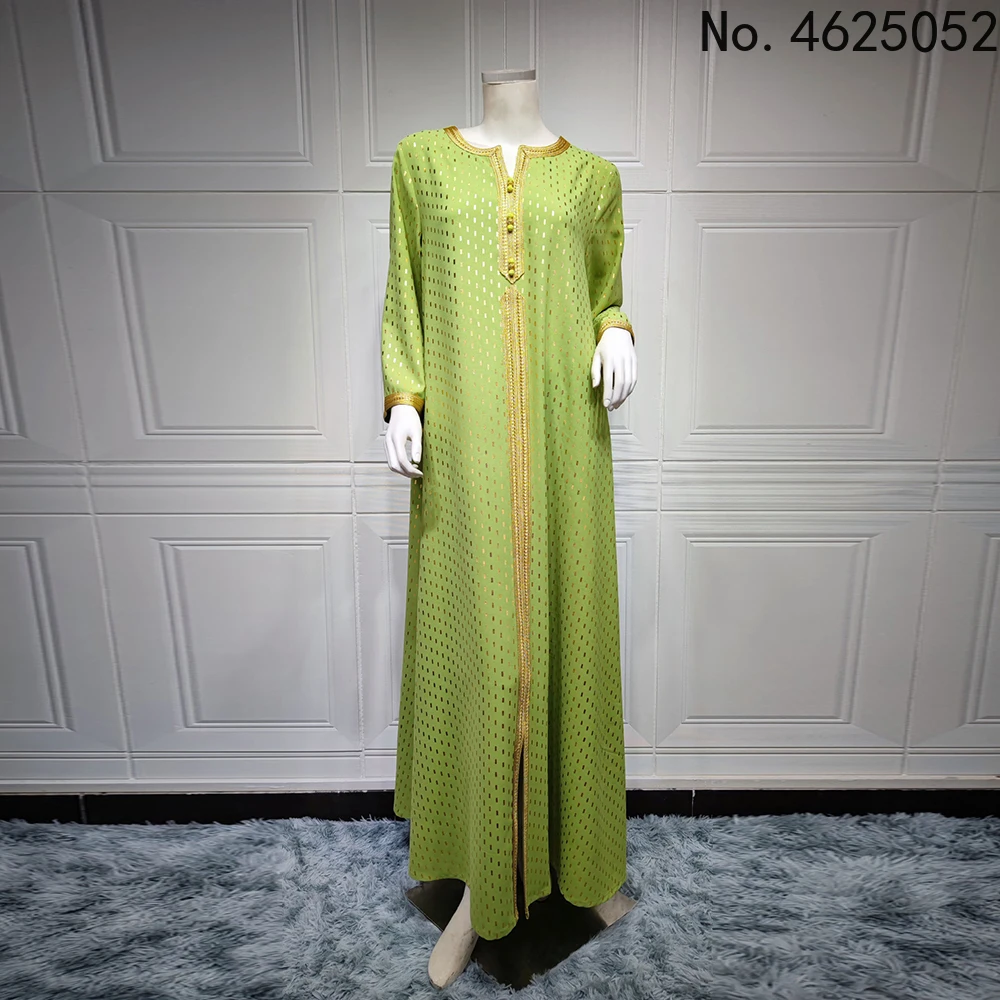 ИД мусульманская Мода Abayas для женщин Дубай турецкий с длинным рукавом Кафтан