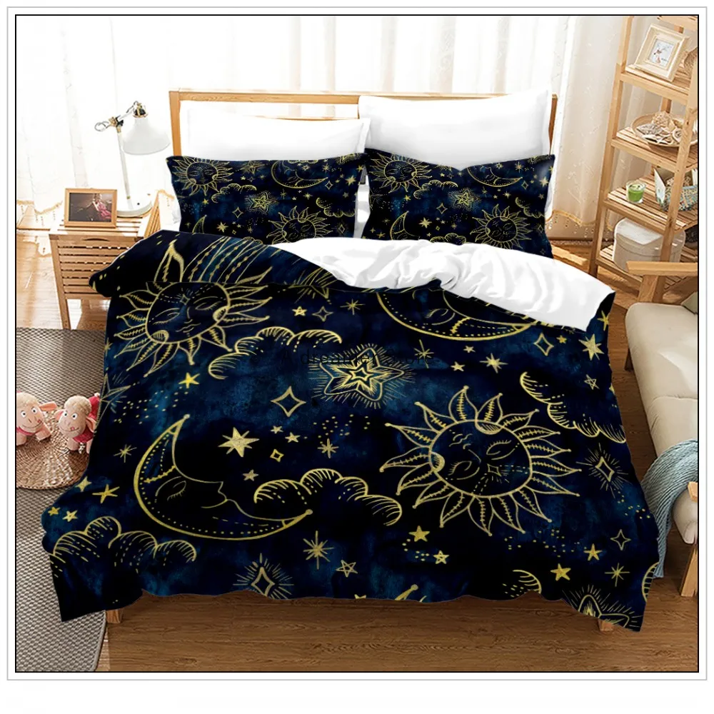 Sun And Moon Bedding Set Colorful Astrology Horoscope With Signs Duvet Cover King Size Black Luxury Comforter Covers Pillowcase
Sun And Moon Bedding Set Colorful Astrology Horoscope With Signs Duvet Cover King Size Black Luxury Comforter Covers Pillowcase