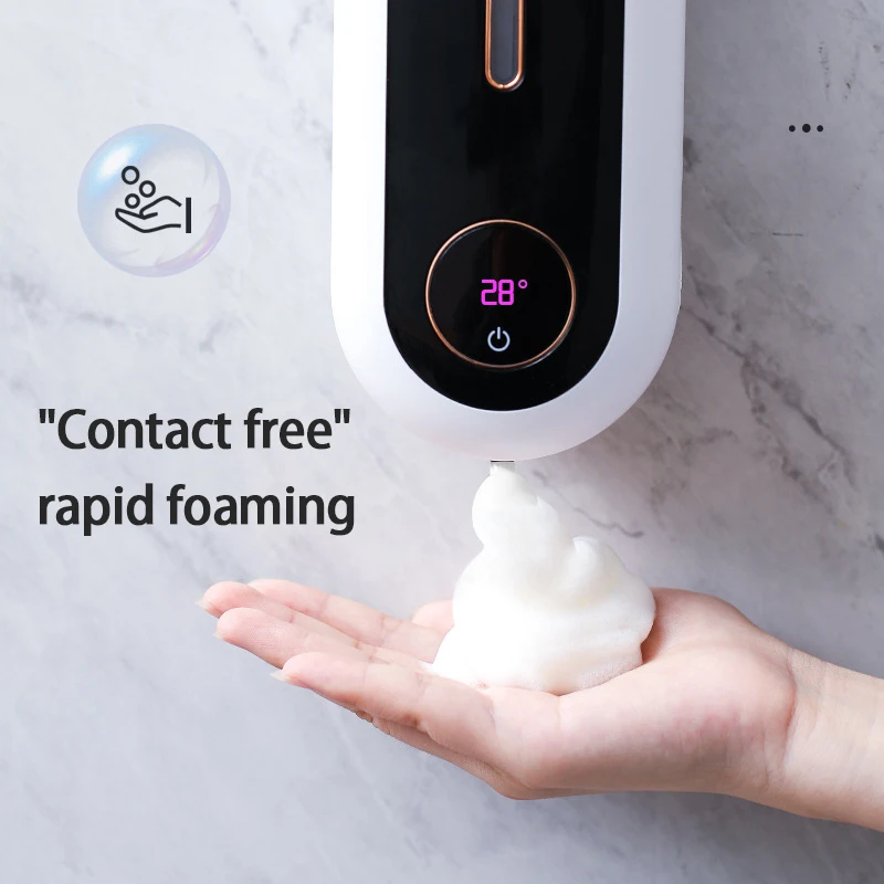 Wall-mounted Liquid Soap Dispensers ABS Automatic Sensor Soap Dispenser For Hotel Bathroom Accessories 450ml Soap Dispenser
Wall-mounted Liquid Soap Dispensers ABS Automatic Sensor Soap Dispenser For Hotel Bathroom Accessories 450ml Soap Dispenser