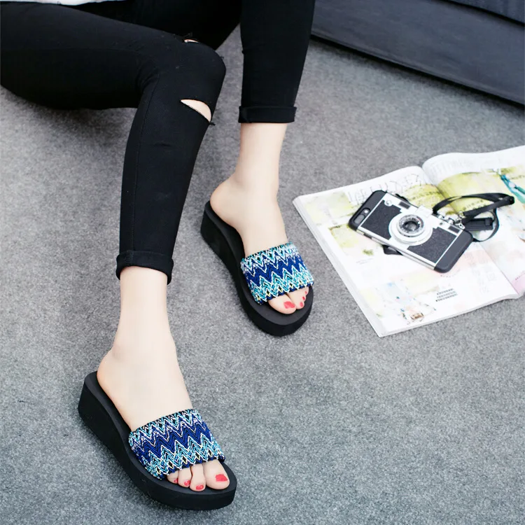 Casual Femme Shoes Color Thick Bottom Sandals Women Summer Ethnic Style Sandalias Woman Sandals Luxury Chaussures
Casual Femme Shoes Color Thick Bottom Sandals Women Summer Ethnic Style Sandalias Woman Sandals Luxury Chaussures