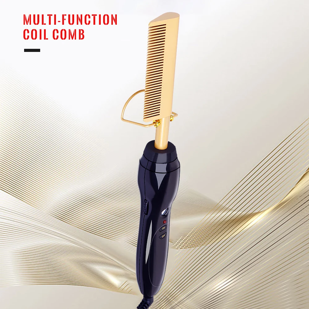 Electric Comb Straightener High Heat Press Comb Hot Straightening Electric Comb Environmentally Friendly Titanium Alloy
Electric Comb Straightener High Heat Press Comb Hot Straightening Electric Comb Environmentally Friendly Titanium Alloy