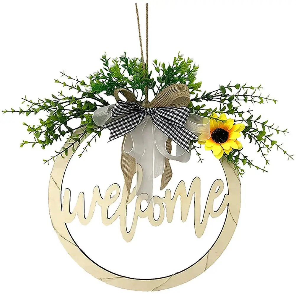 Door Wreath Flower Welcome Wreath with LED Lighting Wooden Wreath for Home Office Door Decoration area or anywhere in the house
Door Wreath Flower Welcome Wreath with LED Lighting Wooden Wreath for Home Office Door Decoration area or anywhere in the house