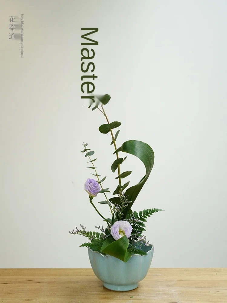 Flower Pot Lotus Bowl Ceramic Antique Porcelain Ru Ware Day Celadon Glaze Flower Mouth Bowl Flower Pot Flower Arrangement
Flower Pot Lotus Bowl Ceramic Antique Porcelain Ru Ware Day Celadon Glaze Flower Mouth Bowl Flower Pot Flower Arrangement