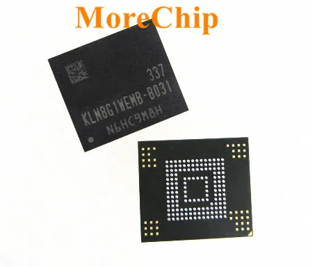 Совершенно новый флэш память KLM8G1WEMB B031 eMMC NAND IC BGA chip 2 шт./лот|Платы для мобильных