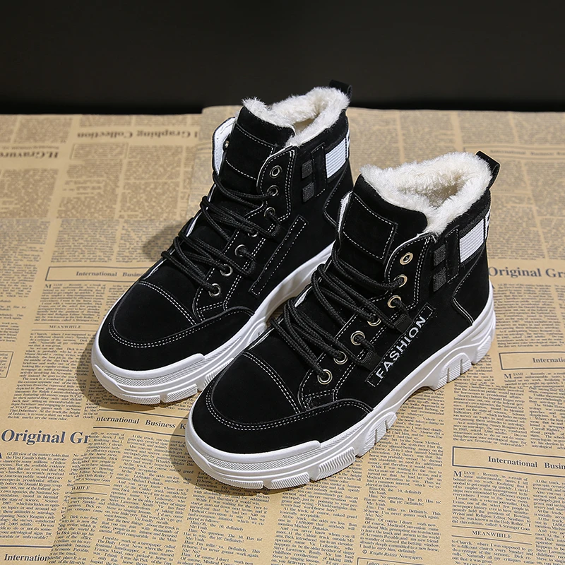 Women Winter Snow Boots 2021 New Fashion Style High-top Shoes Casual Woman Waterproof Warm Woman Female High Quality Gray Black
Women Winter Snow Boots 2021 New Fashion Style High-top Shoes Casual Woman Waterproof Warm Woman Female High Quality Gray Black