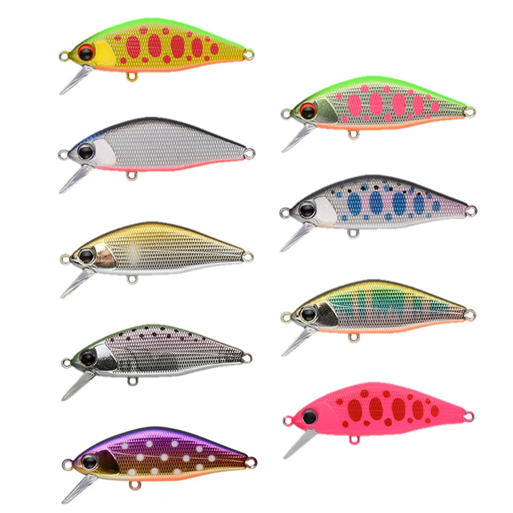 New 45mm 4g Fishing Lure Minnow Fishing Bait Jerkbait Mini Sinking Swimbait Artificial Lures For Perch Fishing Tackle Wholesale
New 45mm 4g Fishing Lure Minnow Fishing Bait Jerkbait Mini Sinking Swimbait Artificial Lures For Perch Fishing Tackle Wholesale
