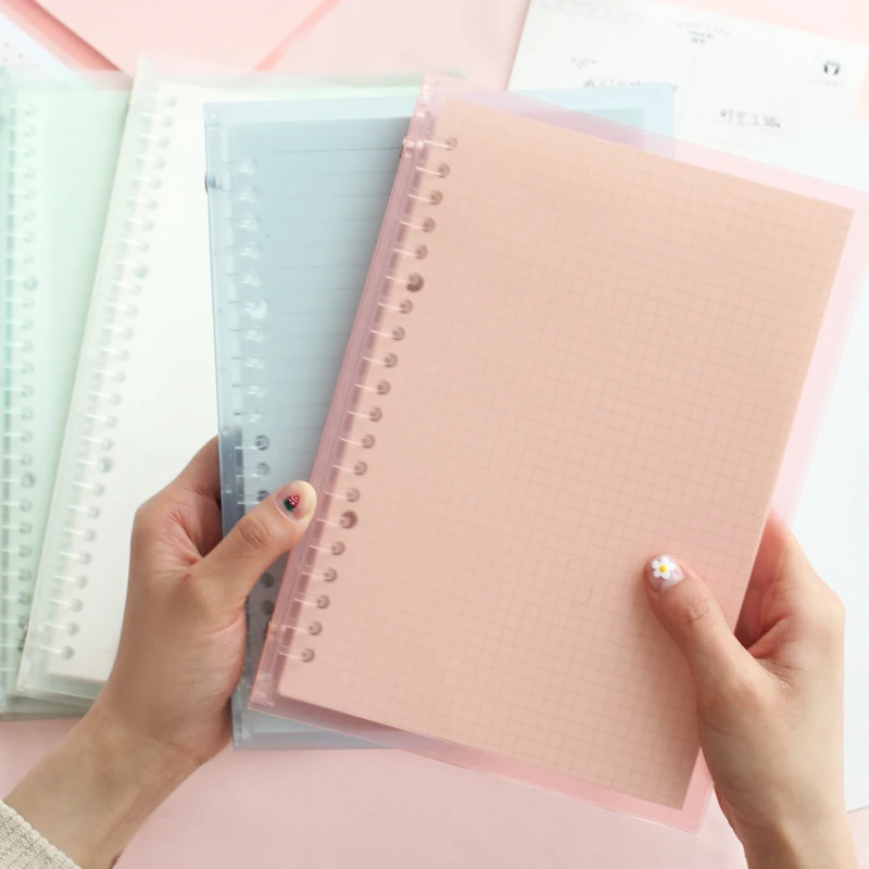 a5b5 Soft Detachable Notebook Soft Spiral Sketchbook PP Material Cover Notebook with Grid Refills For Painting Drawing Graffiti
a5b5 Soft Detachable Notebook Soft Spiral Sketchbook PP Material Cover Notebook with Grid Refills For Painting Drawing Graffiti