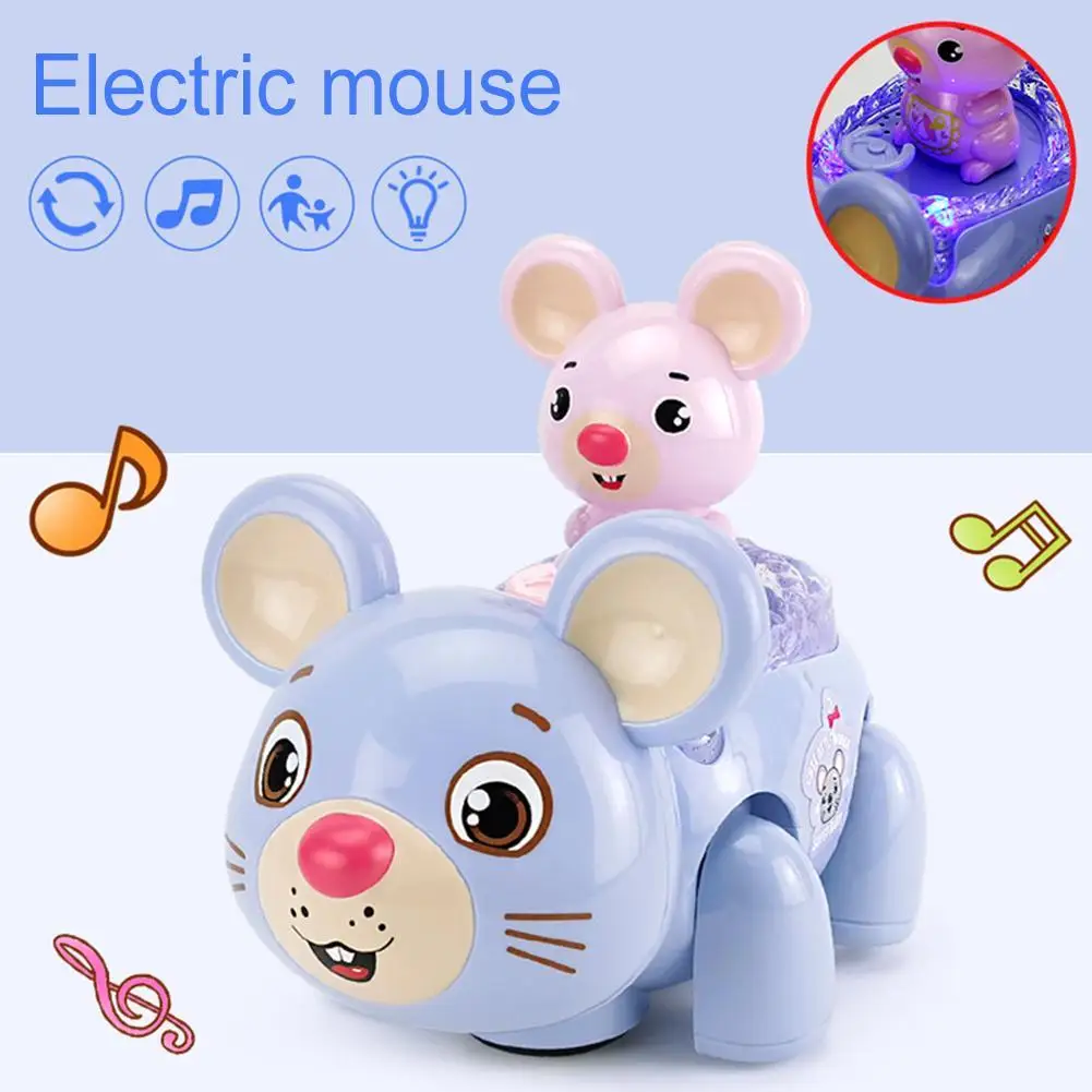 Cute Electric Cartoon Mouse Car 360 Rotation Walking LED Music Fun Education Kids Toy Birthday Gift
Cute Electric Cartoon Mouse Car 360 Rotation Walking LED Music Fun Education Kids Toy Birthday Gift