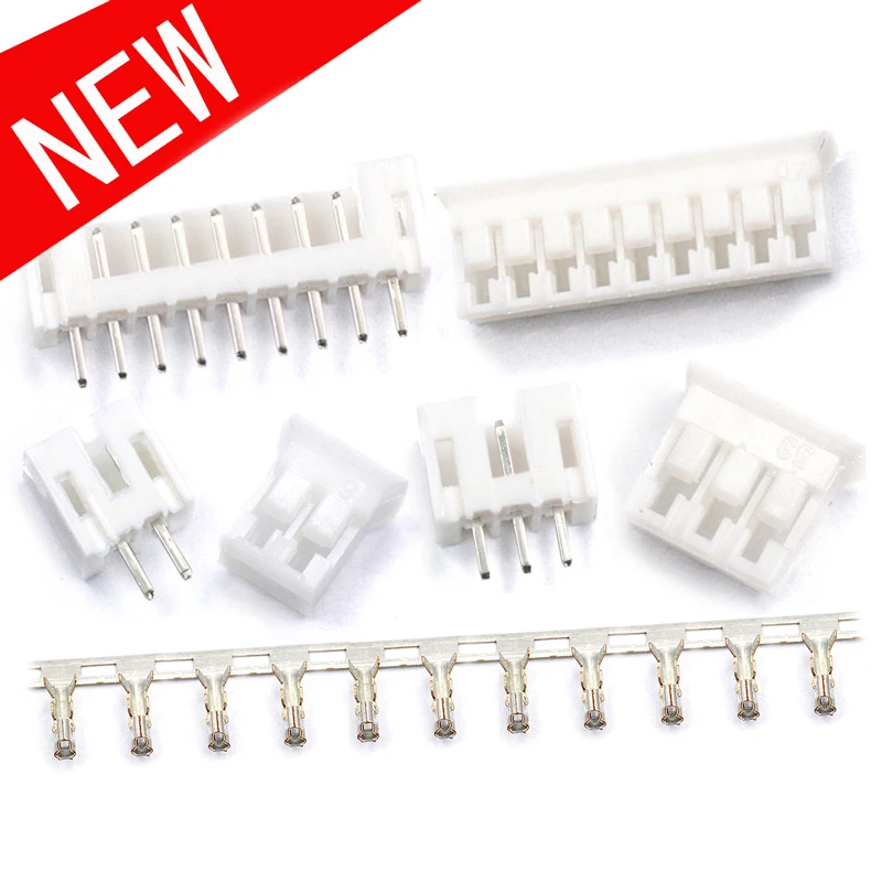 

50pcs PH2.0 2p 3p 4P 5P 6P 7P 8P 9P 10P 11P 12 pin 2.0mm Pitch Terminal Kit / Housing / Pin Header JST Connector Wire Connectors