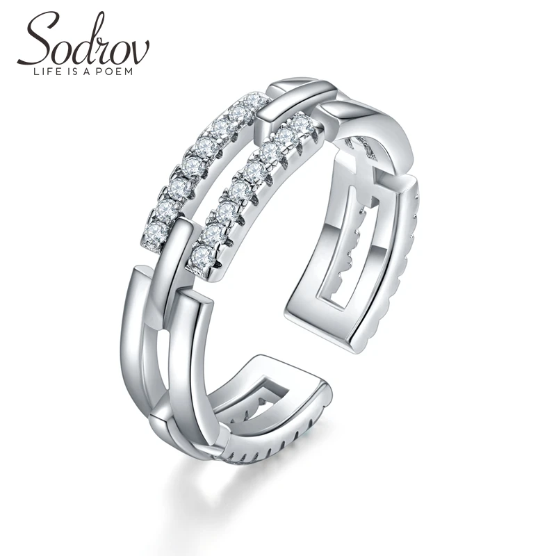 SODROV Five-Leaf Clover Ring 925 Sterling Silver Size Adjustable Silver Lucky Rings Jewelry Ring For Women Silver 925 Jewelry
SODROV Five-Leaf Clover Ring 925 Sterling Silver Size Adjustable Silver Lucky Rings Jewelry Ring For Women Silver 925 Jewelry