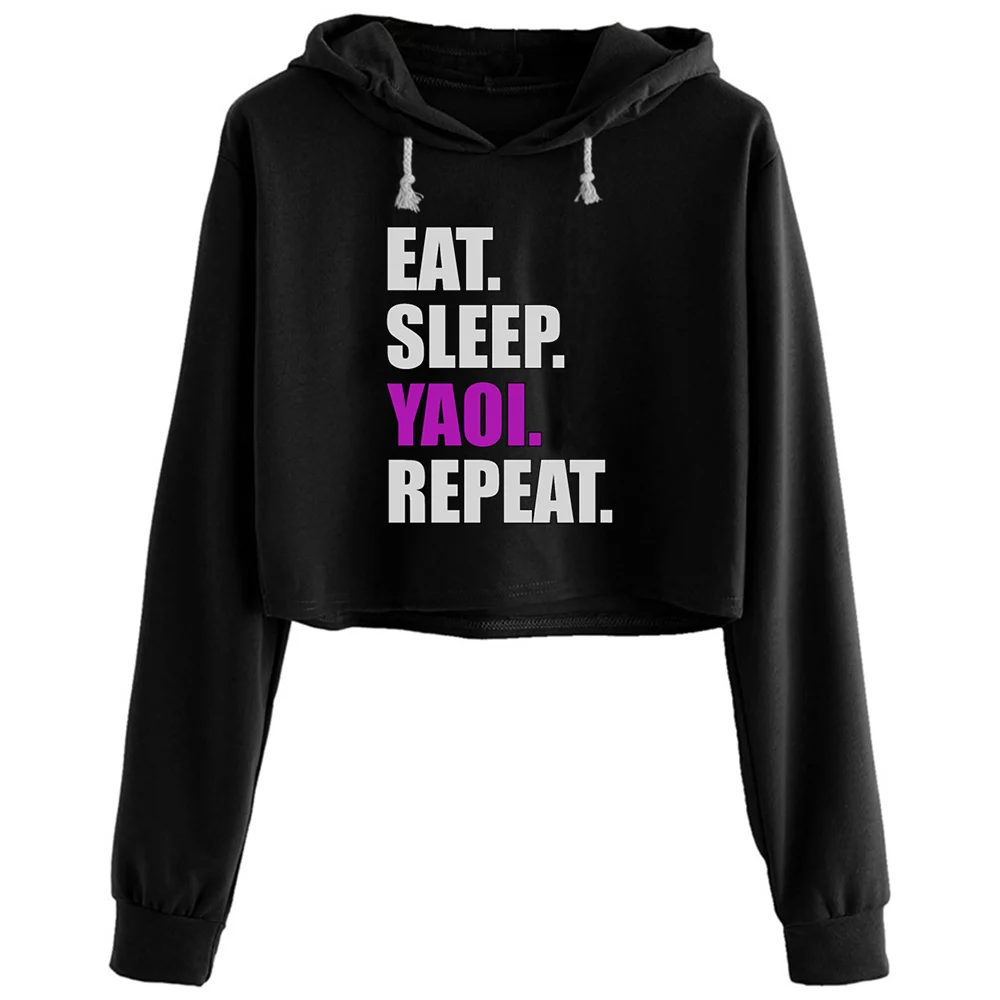 Укороченные толстовки для мальчиков Eat Sleep Yaoi Y2k Kawaii Goth Grunge, пуловер для девочек
Укороченные толстовки для мальчиков Eat Sleep Yaoi Y2k Kawaii Goth Grunge, пуловер для девочек