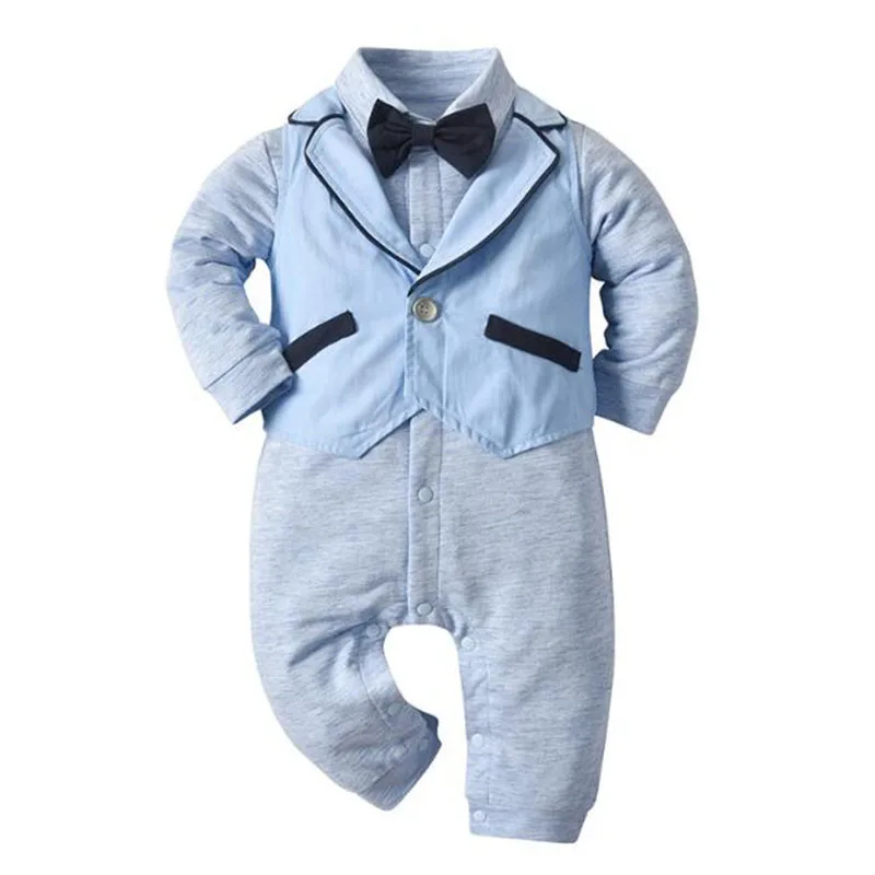 2021 Autumn Spring Newborn Kids Boys Waistcoat Gentleman Jumpsuits Clothes Baby Boys Long Sleeve Rompers Children Rompers
2021 Autumn Spring Newborn Kids Boys Waistcoat Gentleman Jumpsuits Clothes Baby Boys Long Sleeve Rompers Children Rompers