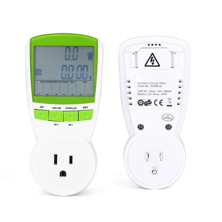 EU US Plug Electric Energy Saving Power Meter Consumption Monitor Analyzer EU Meter Wireless Watt Consumption Monitor Analyzer
EU US Plug Electric Energy Saving Power Meter Consumption Monitor Analyzer EU Meter Wireless Watt Consumption Monitor Analyzer