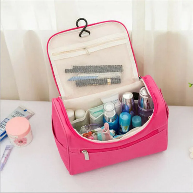 Professional Large Cosmetic Bag Women Travel Handle MakeUp Necessaries Organizer Zipper Solid Color Makeup Case Toiletry Kit Bag
Professional Large Cosmetic Bag Women Travel Handle MakeUp Necessaries Organizer Zipper Solid Color Makeup Case Toiletry Kit Bag