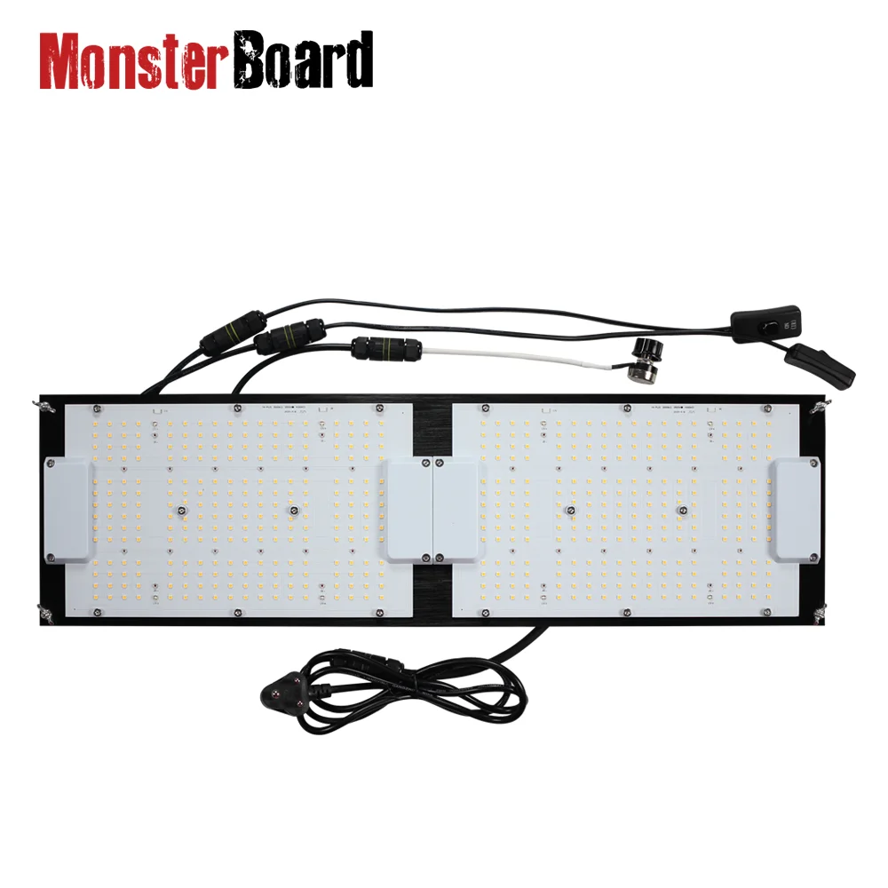 

Geeklight Monster Board V4 240W king LED Grow Light brite Samsung LM301H Seoul 3030 with CREE IR LG UV for Hydroponic Greenhouse
