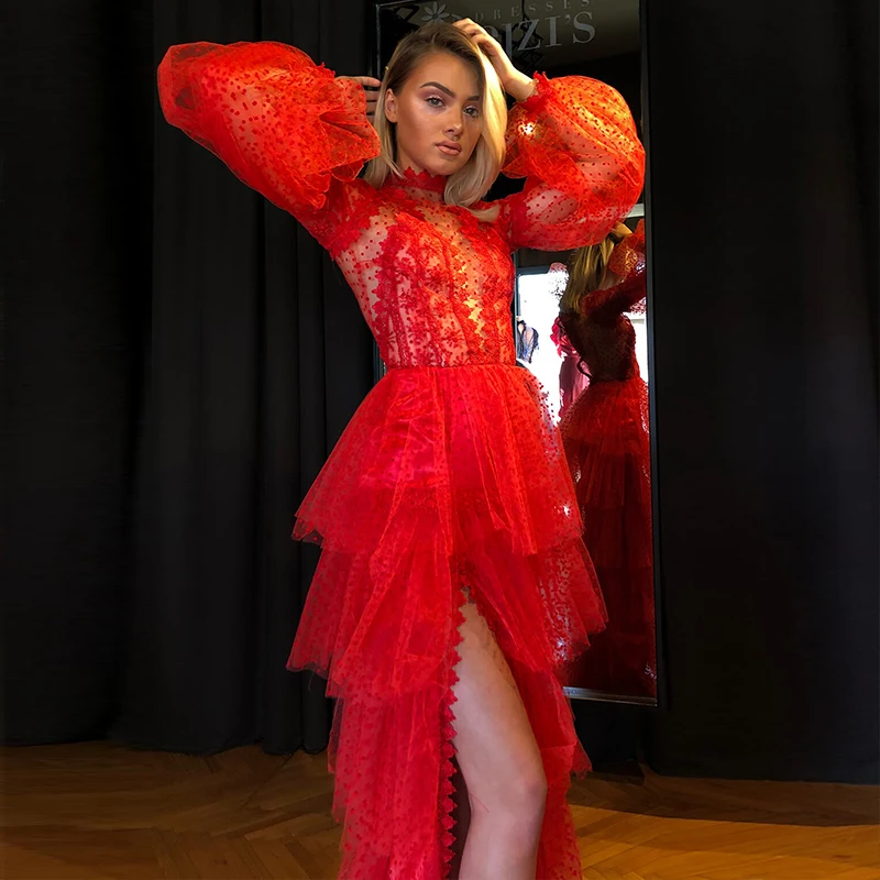 Transparent Puff Sleeve Summer Clubwear Maxi Dress 2022 Sexy Elegant Fashion Party Mesh Dress Red Robe Long Sleeve Longue Dress
Transparent Puff Sleeve Summer Clubwear Maxi Dress 2022 Sexy Elegant Fashion Party Mesh Dress Red Robe Long Sleeve Longue Dress