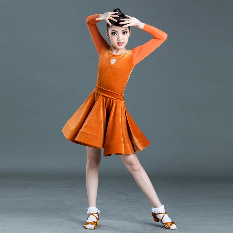 Autumn Winter Plus Velvet Girls Latin Dance Costumes Children Professional Split Skirt Standard Costumes Children Performance
Autumn Winter Plus Velvet Girls Latin Dance Costumes Children Professional Split Skirt Standard Costumes Children Performance