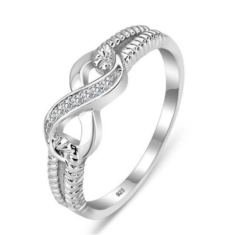 Fashion Cute Crossed Figure 8 Lover Ring Jewelry Classic Lady Crystal Engagement Wedding Rings for Woemn Party Best Gift
Fashion Cute Crossed Figure 8 Lover Ring Jewelry Classic Lady Crystal Engagement Wedding Rings for Woemn Party Best Gift