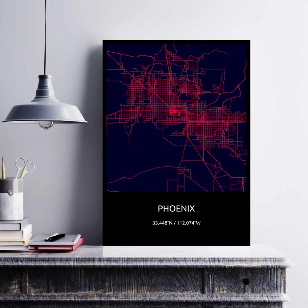 US City Phoenix Poster
US City Phoenix Poster