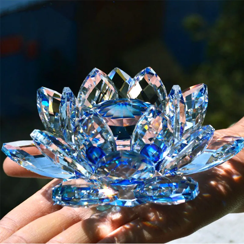 80mm Quartz Crystal Lotus Crafts Glass Paperweight Feng Shui Decoration Figurines Home Wedding Party Decoration Gifts Souvenirs
80mm Quartz Crystal Lotus Crafts Glass Paperweight Feng Shui Decoration Figurines Home Wedding Party Decoration Gifts Souvenirs