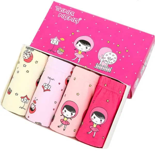 4 Pieces/Lot Children Underwear High Quality Cotton Girls Panties Cute Pretty Girl print Kids Boxer Briefs Child Soft girl Pants
4 Pieces/Lot Children Underwear High Quality Cotton Girls Panties Cute Pretty Girl print Kids Boxer Briefs Child Soft girl Pants