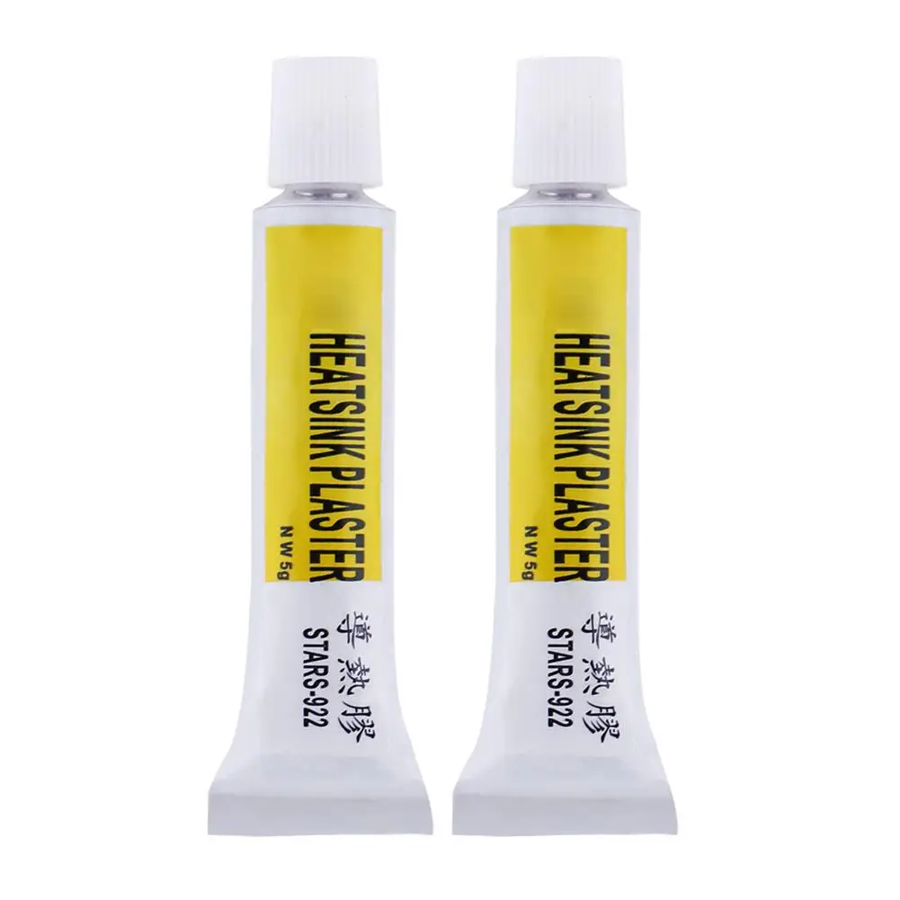 2pcs Heatsink Thermal Grease Paste Compound Silicon Scraper CPU Cooler Silicone Adhesive Cooling Strong Compound Glue Heat Sink
2pcs Heatsink Thermal Grease Paste Compound Silicon Scraper CPU Cooler Silicone Adhesive Cooling Strong Compound Glue Heat Sink