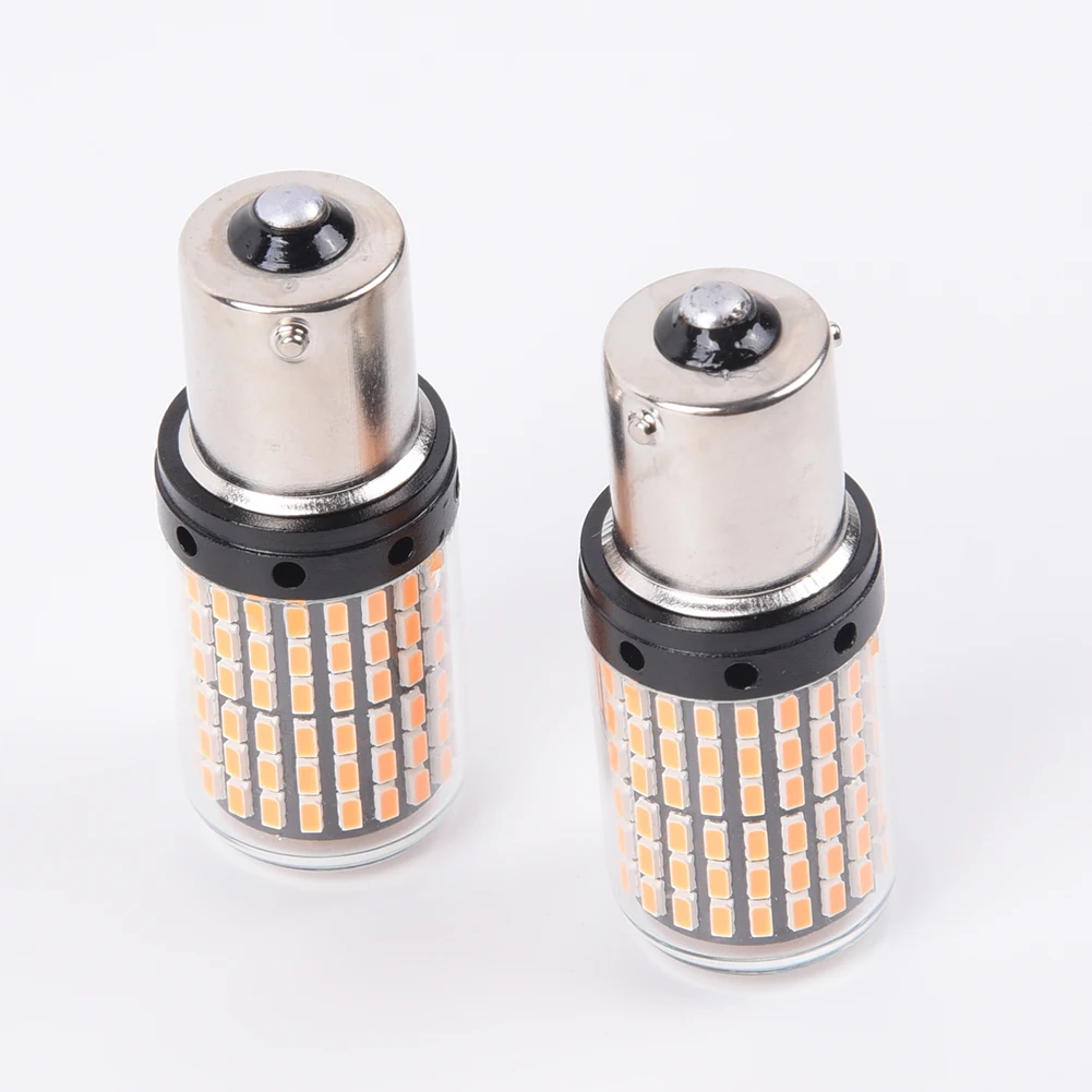 2 шт., Автомобильные светодиодные лампы 12 В 1156 144SMD BAU15S PY21W Canbus 3000K янтарного цвета
2 шт., Автомобильные светодиодные лампы 12 В 1156 144SMD BAU15S PY21W Canbus 3000K янтарного цвета