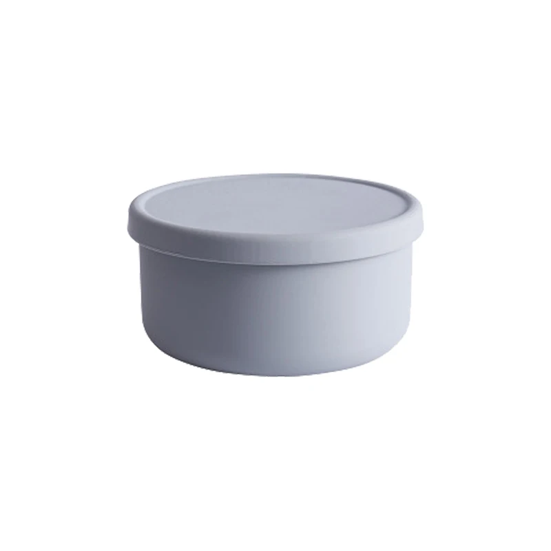 Silicone Fresh-Keeping Box With Lid Bento Lunch Box Fruit Salad Fresh-Keeping Bowl Modern Simple Sealed Round Storage Box
Silicone Fresh-Keeping Box With Lid Bento Lunch Box Fruit Salad Fresh-Keeping Bowl Modern Simple Sealed Round Storage Box
