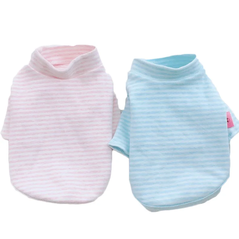Pure-Cotton Strips Dog Clothes Pet Turtleneck Tshirt Sweatshirt For Small Medium Dogs Chiwawa Bichon Puppy Hoodies Bottom Shirt
Pure-Cotton Strips Dog Clothes Pet Turtleneck Tshirt Sweatshirt For Small Medium Dogs Chiwawa Bichon Puppy Hoodies Bottom Shirt